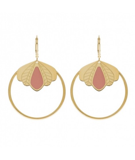 Boucles d'oreilles Chloé - rose Boucles d'oreilles Chloé - rose
