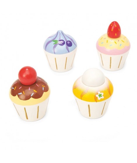 Set de cupcakes en bois Set de cupcakes en bois